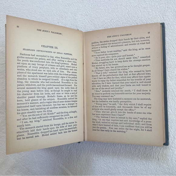 Rare Vintage 1889 The Kings Talisman Book by Sylvanus Cobb Jr. - Picture 8 of 16